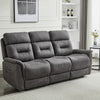 Rowan 3 Seater Sofa Recliner Grey life style photo