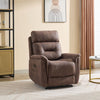 Rowan Electric Recliner Armchair Chocolate life style photo