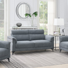 Roxy 3 Seater Sofa Grey close view living style photo