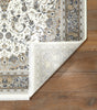 Concept Looms Royalty Rug ROY101 Cream with a latex non-slip backing