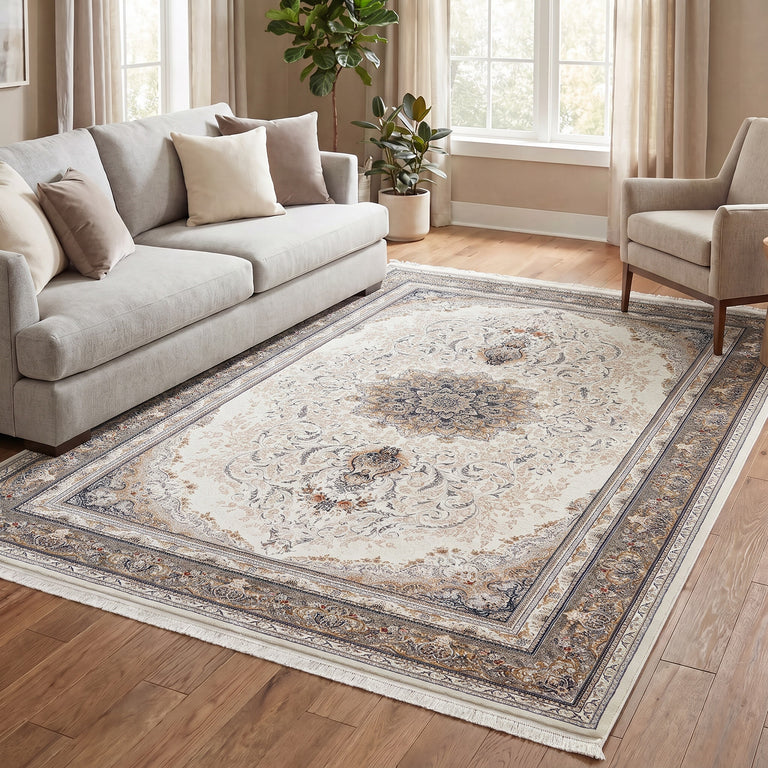 Concept Looms Royalty Rug ROY103 Cream