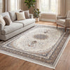 Concept Looms Royalty Rug ROY103 Cream lifestyle picture in the living room