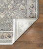 Concept Looms Royalty Rug ROY108 Light Grey with a latex backing