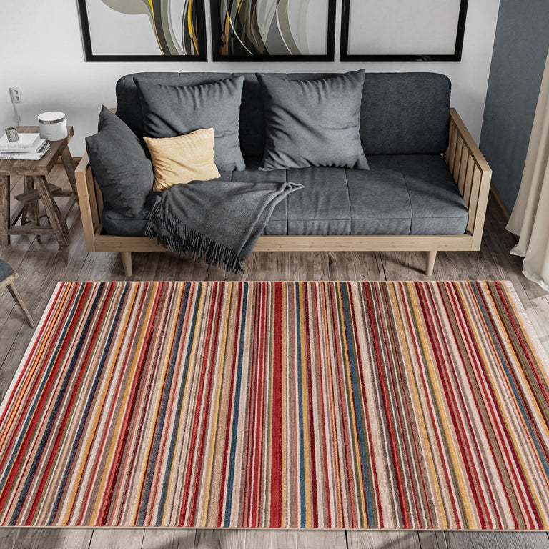 Rukas 0565 Bohemian Rug Terracotta