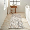 Calvin Klein Rush Rug CK957 Grey Multi lifestyle picture in the hallway