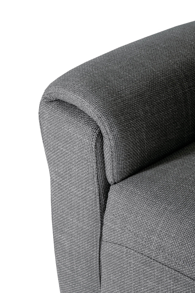 Russo 2 Seater Recliner Sofa Charcoal