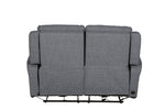 Compact 2 seater recliner sofa charcoal Russo
