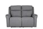 Modern Russo 2 Seater Recliner Sofa Charcoal
