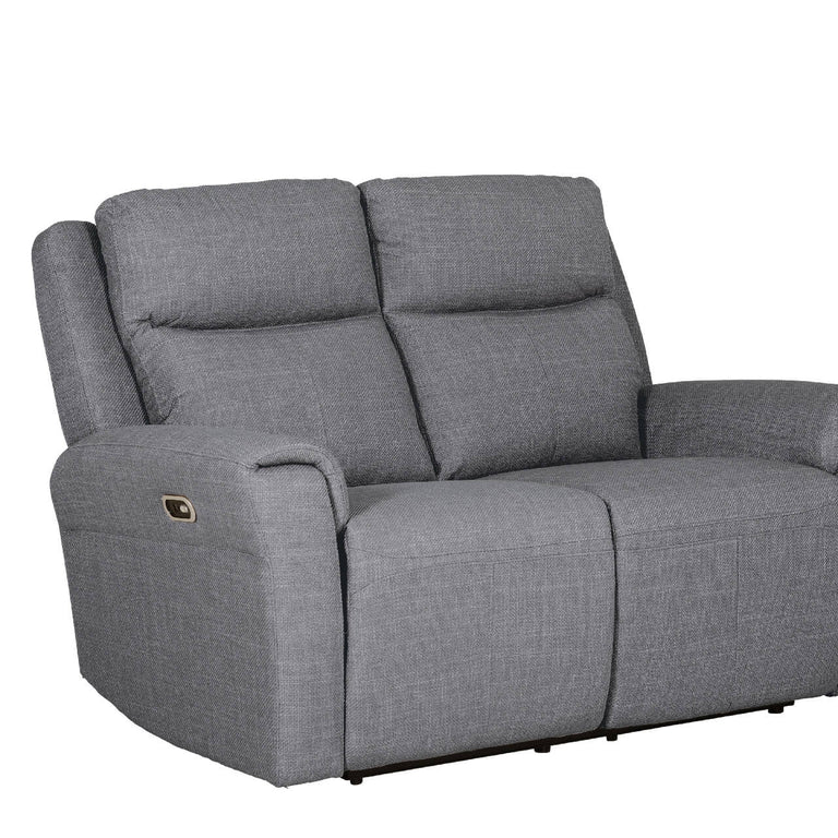 Russo 2 Seater Recliner Sofa Charcoal