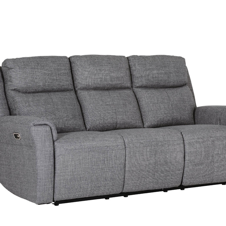 Russo 3 Seater Recliner Sofa Charcoal