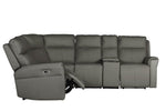 Spacious Russo Armless Sectional Ash providing ample seating.
