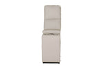 "Stylish console sectional sofa in stone color"
