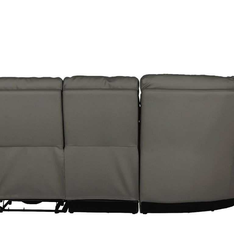 Russo Corner Sofa Electric Recliner Ash