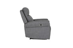 Russo Electric Reclining Chair Charcoal with USB ports
