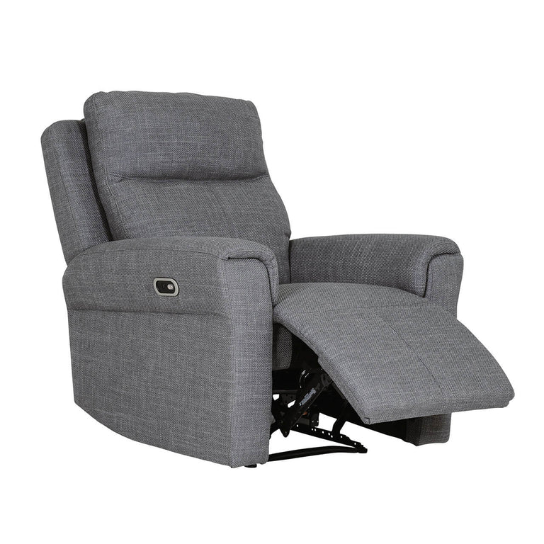 Russo Electric Reclining Chair Charcoal
