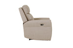 "Contemporary electric recliner chair Russo in Mushroom"
