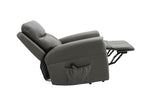 Russo Lift and Rise Chair Ash side view picture in reclined position