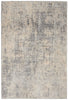 Nourison Rustic Textures Rug RUS01 Ivory Silver picture of the rug distressed design