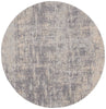 Nourison Rustic Textures Rug RUS01 Ivory Silver picture of the rug design