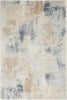 Nourison Rustic Texture Rug RUS02 Beige Grey picture of the rug distressed design