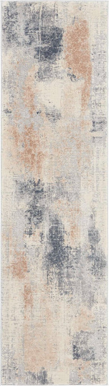 Nourison Rustic Textures Rug RUS02 Beige Grey Runner