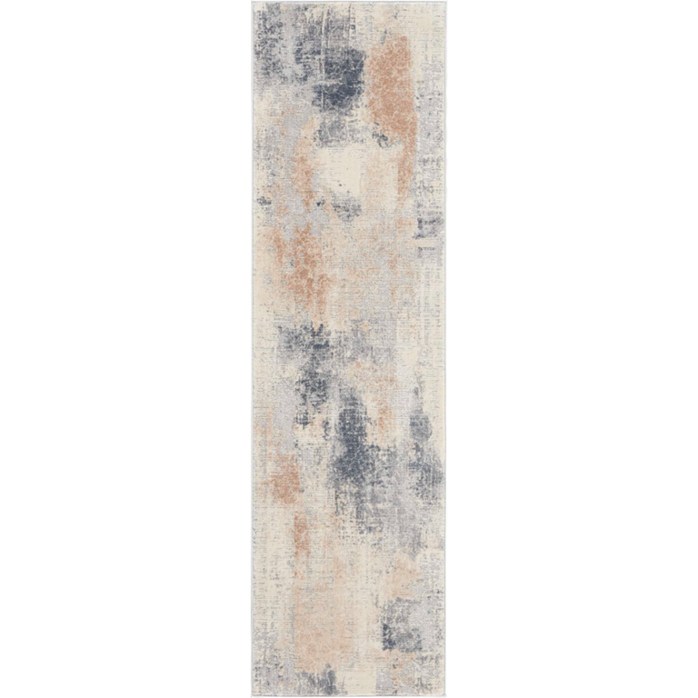 Nourison Rustic Textures Rug RUS02 Beige Grey Runner