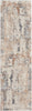 Nourison Rustic Textures Rug RUS03 Beige Grey Runner picture of the rug distressed design