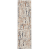 Nourison Rustic Textures Rug RUS03 Beige Grey Runner picture of the rug abstract design