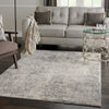 Nourison Rustic Textures Rug RUS07 Grey Beige lifestyle picture in the living room