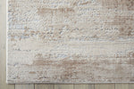 Nourison Rustic Texture Rug RUS04 Beige made in a distressed design
