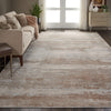 Nourison Rustic Texture Rug RUS04 Beige perfect for living rooms and bedrooms