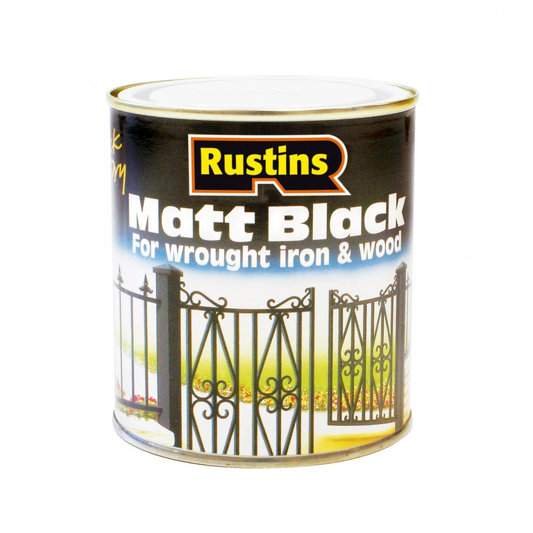 Rustins Quick Dry Matt Black Paint