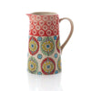 Hand painted Summer Vibe Tall Ceramic Jug