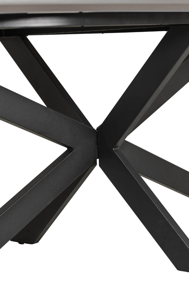 Sadia Oval Dining Table 160cm Smoke