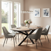 Sadia Oval Dining Table & Chairs Set life style picture