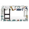 Safari-inspired bunk bed for imaginative play.