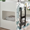 Sturdy bunk bed designed for safari dreams.