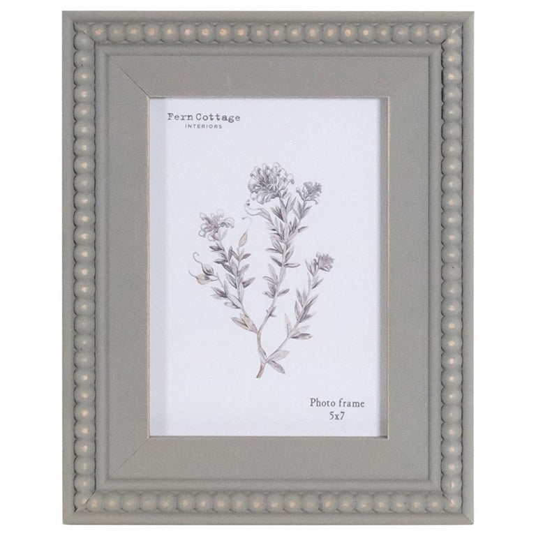 Sage Beaded Photo Frame