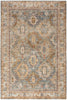 Nourison Sahar Rug SHR01 Blue picture of the rug damask design