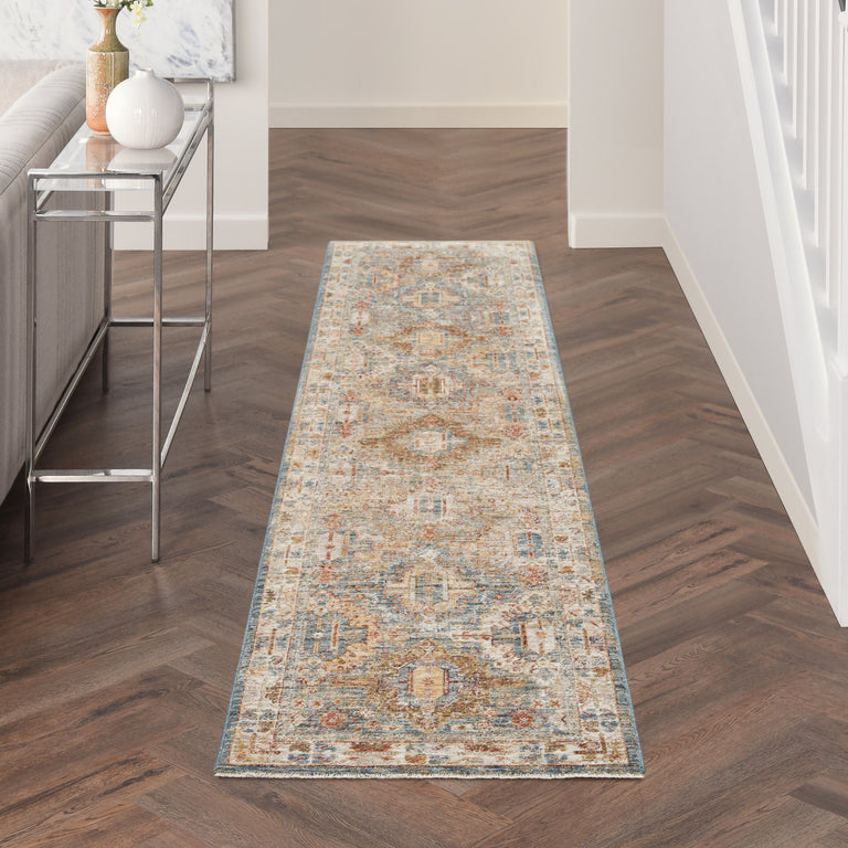Nourison Sahar Rug SHR01 Blue Runner