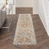 Nourison Sahar Rug SHR01 Blue Runner lifestyle picture in the hallway