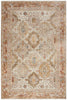 Nourison Sahar Rug SHR01 Ivory Multicolor picture of the rug damask design
