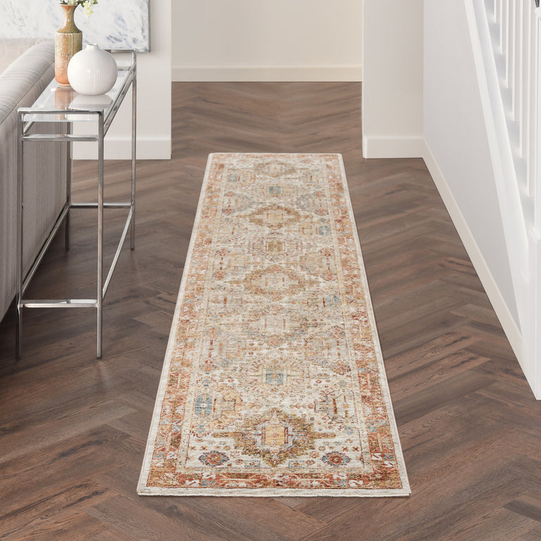 Nourison Sahar Rug SHR01 Ivory Multicolor Runner