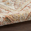 Nourison Sahar Rug SHR01 Rust machine-made rug with a cut pile