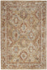 Nourison Sahar Rug SHR01 Rust picture of the rug damask design