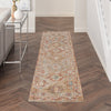 Nourison Sahar Rug SHR01 Rust Runner lifestyle picture in the hallway