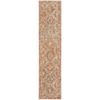Nourison Sahar Rug SHR01 Rust Runner picture of the rug damask style