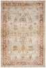 Nourison Sahar Rug SHR02 Ivory picture of the rug's damask design
