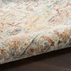 Nourison Sahar Rug SHR06 Ivory Blue machine-made rug with a cut pile