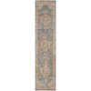 Nourison Sahar Rug SHR06 Ivory Blue Runner picture of the rug design